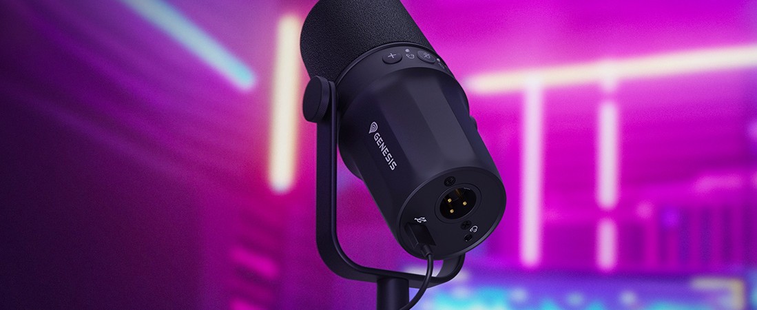 Ta voix avec la précision d'un studio. Premier microphone GENESIS Radium 750D.