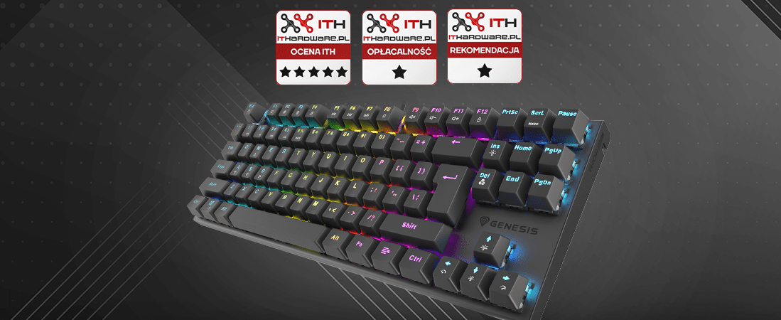 Genesis Thor 303 TKL Black avec 3 récompenses de IThardware !