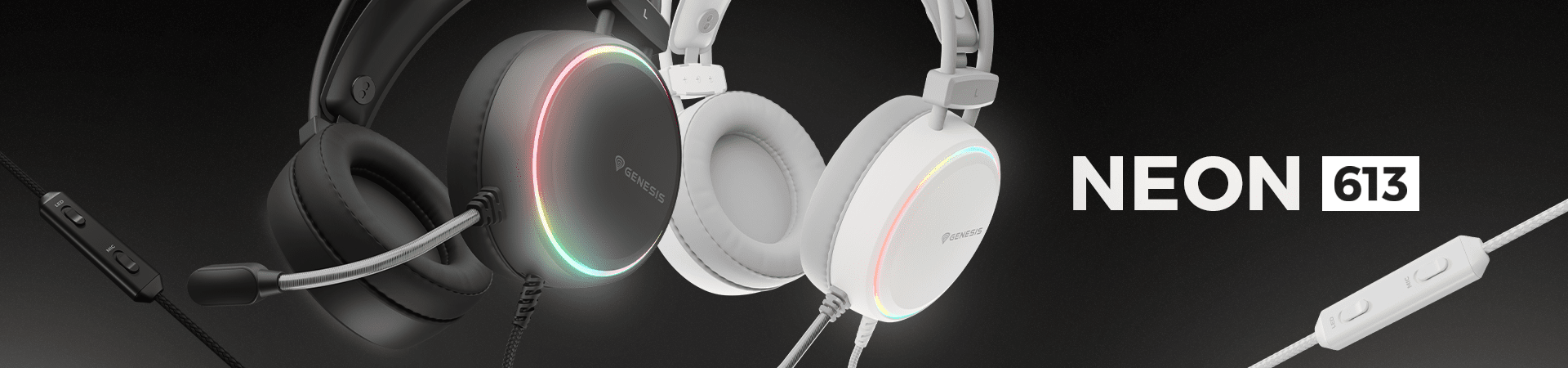 Contrôle le jeu avec le tout nouveau casque Genesis Neon 613 !