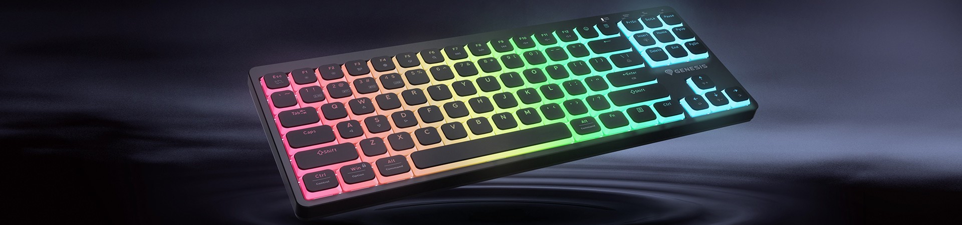 Un format compact. Un contrôle optimal. Découvre le GENESIS Thor 430 TKL
