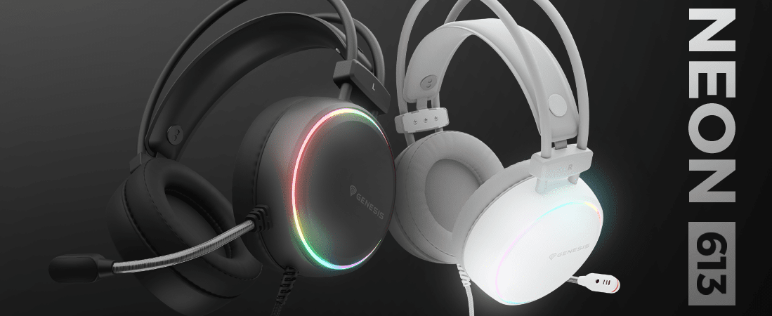 Contrôle le jeu avec le tout nouveau casque Genesis Neon 613 !