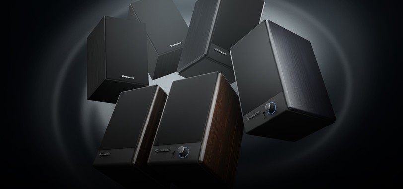 Un son puissant et un contrôle total. Découvre les nouvelles enceintes GENESIS Arsen 502 BT et 402 BT
