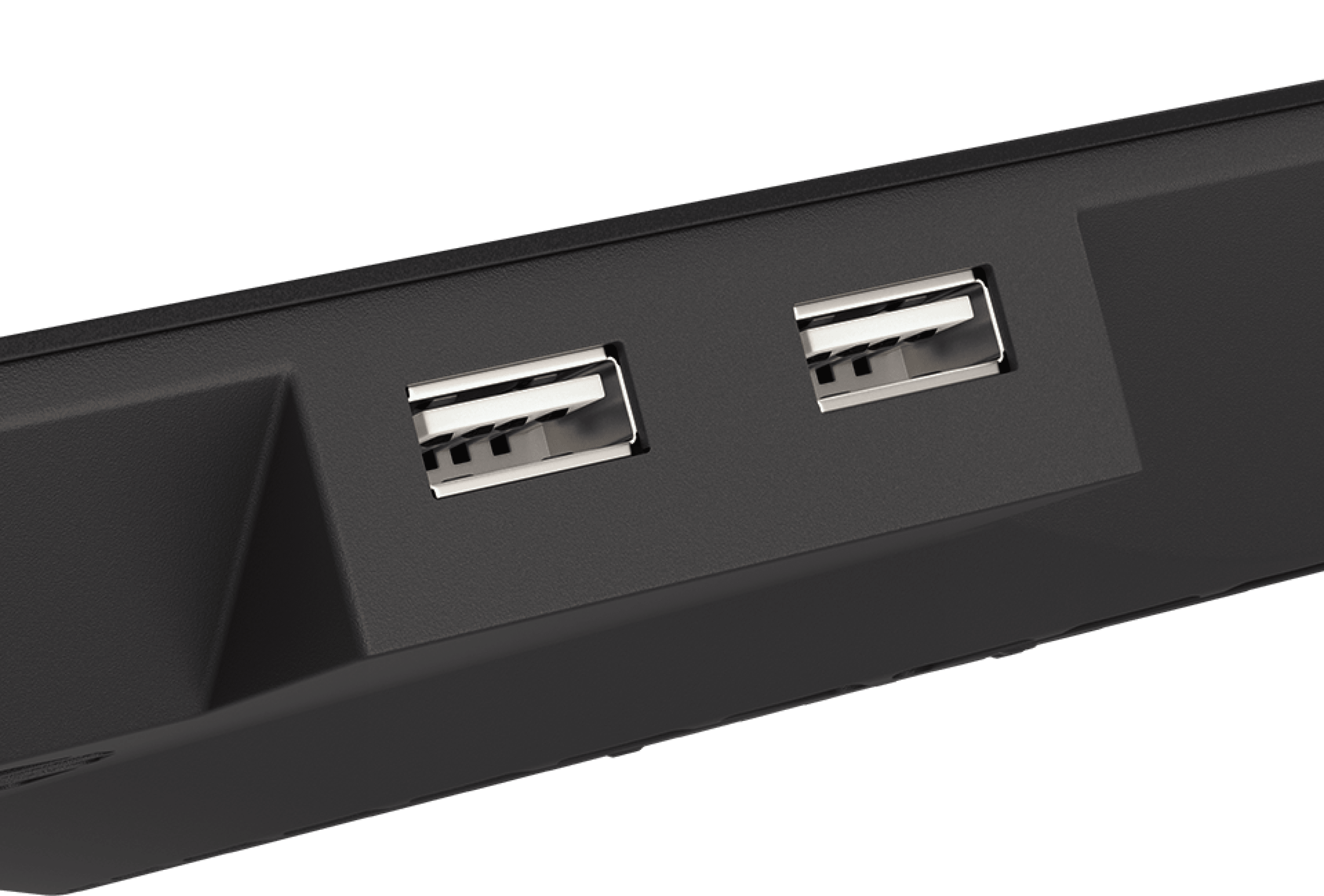 Coussin de refroidissement pour les ordinateurs portables dotés de deux ports USB, conçu pour une meilleure circulation de l'air et un éclairage RVB.
