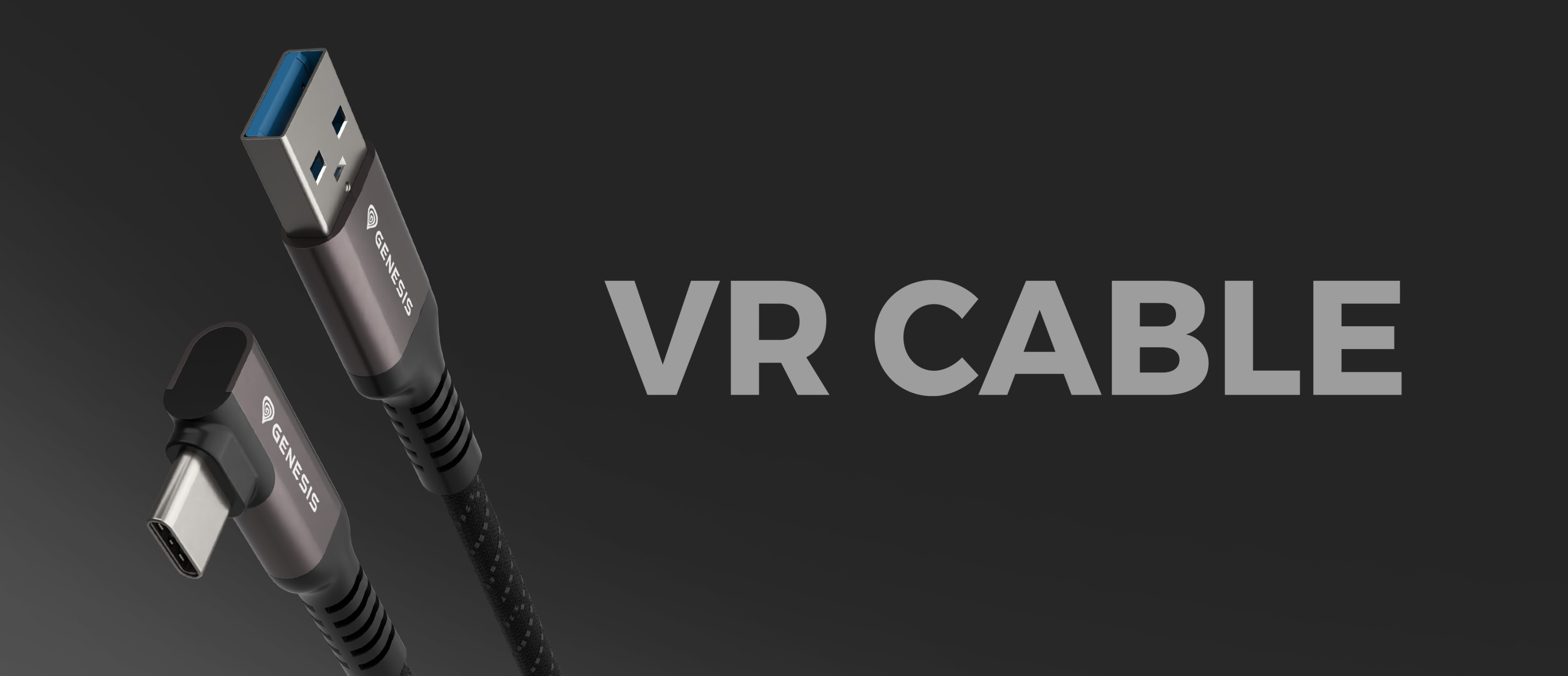 Câble USB-C vers USB-A, 3 mètres de long, prend en charge le transfert de données à 5GB/s et 15W Power Delivery, conçu pour une utilisation VR.