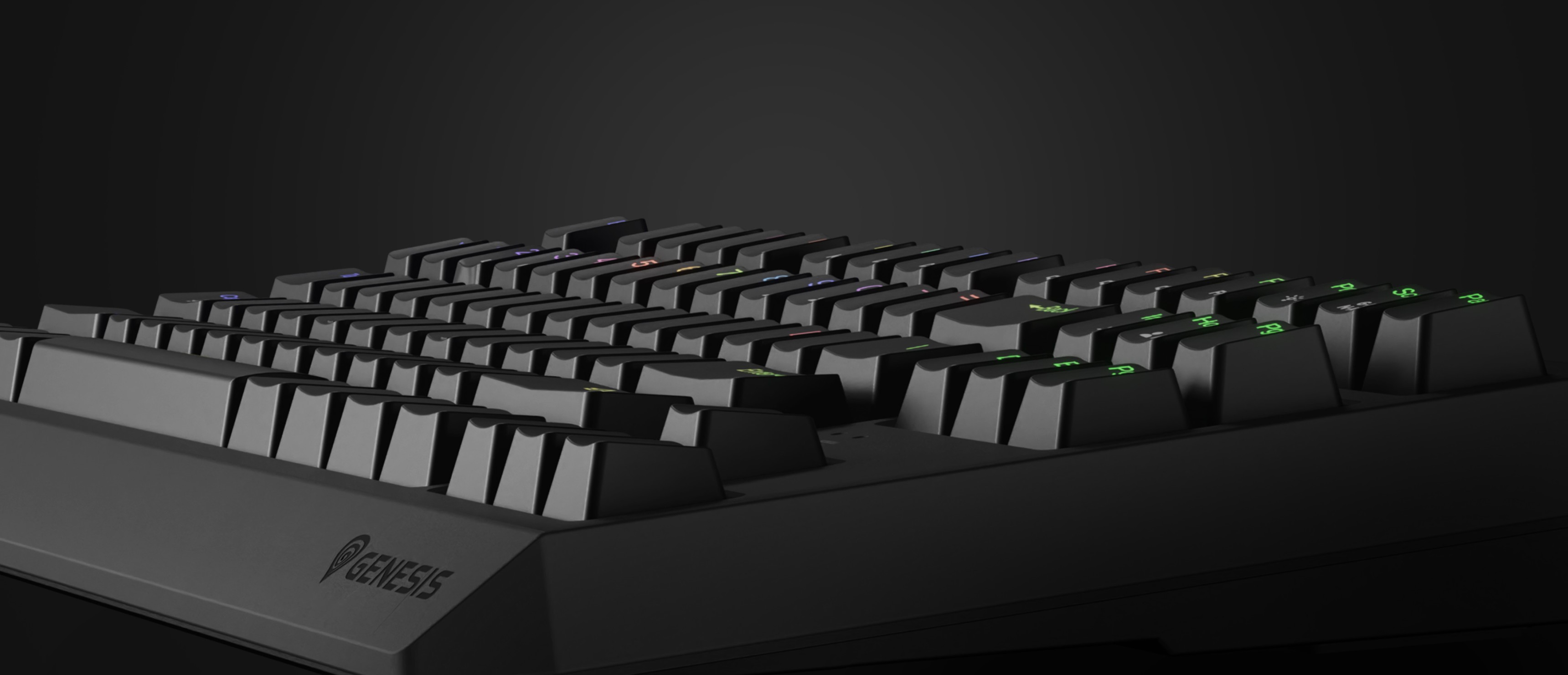 Clavier de jeu mécanique avec une disposition TKL, doté de commutateurs rouges Outemu et d'un rétroéclairage RVB personnalisable.