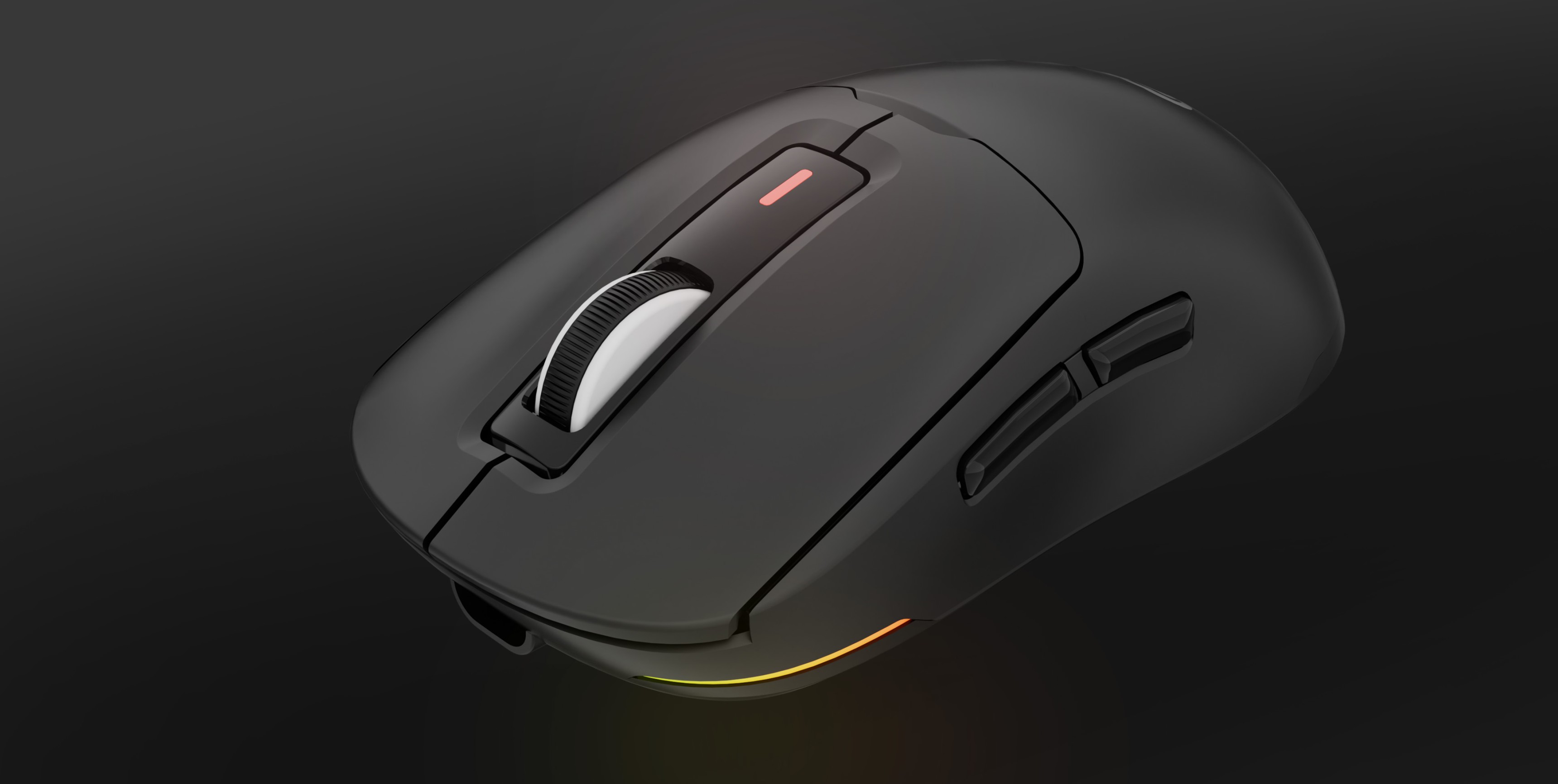 Souris de jeu sans fil noire Genesis Zircon 660, dotée de 12 000 DPI, de boutons personnalisables et d'un éclairage RVB.
