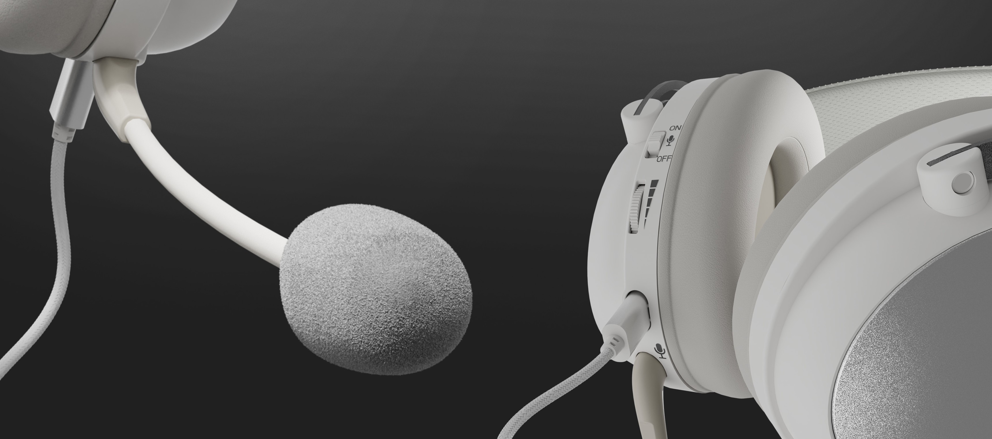 Casque d'écoute supra-auriculaire Genesis Toron 301 noir avec microphone, doté d'un design élégant et de coussinets confortables.