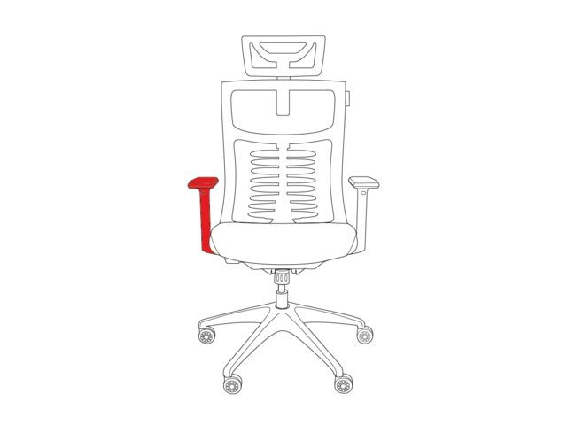 Genesis ARMREST DROITE Astat 200