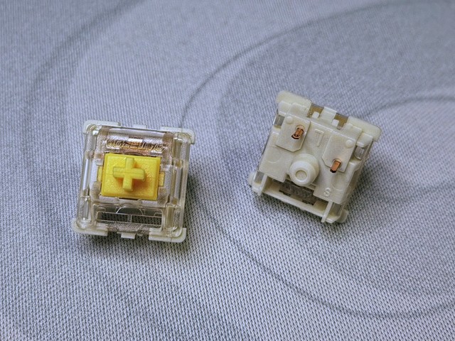Genesis S.CZĘŚĆ SERWISOWA - MECHANICZNE PRZEŁĄCZNIKI GATERON YELLOW PRO DO KLAWIATURY THOR 404 2-PAK